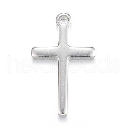 Tarnish Resistant 201 Stainless Steel Pendants STAS-F084-03P-1