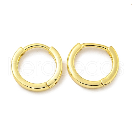 Brass Hoop Earrings EJEW-L211-004G-1