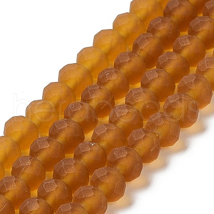 Transparent Glass Beads Strands X-EGLA-A034-T8mm-MD02-1