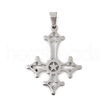 304 Stainless Steel Pendants STAS-C116-01P-1