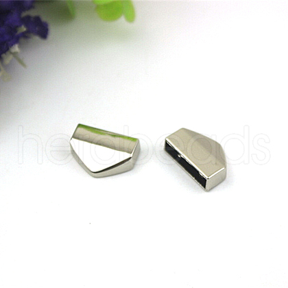 Alloy Bag Zipper Stopper PURS-PW0001-553P-1