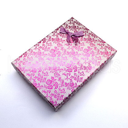 Rectangle Cardboard Jewelry Set Boxes CBOX-S013-03-1