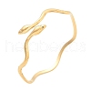 304 Stainless Steel Cuff Bangles for Women AJEW-P127-06G-4