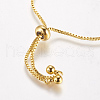 Brass Chain Bracelet Making X-MAK-P007-04-03G-3