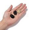 Natural Obsidian Pendants G-G660-03-4