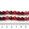 Dyed & Heated Natural Dragon Veins Agate Beads Strands G-P539-A01-25-5