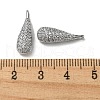 Brass Micro Pave Cubic Zirconia Pendants KK-H460-08P-3