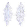 Transparent Acrylic Pendants X-OACR-T003-47-6