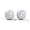 Opaque Solid Color Glass Beads GLAA-N007-10mm-A08-2