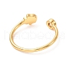 Hamsa Hand /Hand of Miriam Golden Cuff Rings for Women KK-G404-14-3