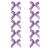 10Pcs Bowknot Cloth Alligator Hair Clips PW-WGD5F1D-12-1