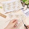 Flower Pattern Lace Embroidery Organza Trimming OCOR-FG0001-30-3