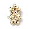 Brass Micro Pave Cubic Zirconia Pendants KK-M240-18-4