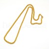 304 Stainless Steel Wheat Chain Necklace Making X-STAS-A028-N005G-1