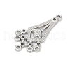 304 Stainless Steel Chandelier Component Links STAS-Q350-11P-2