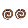 Natural Walnut Wood Pendants X-WOOD-N011-018-3