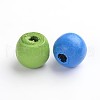 Dyed Natural Wood Beads WOOD-R249-047-2