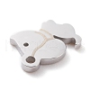 Non-Tarnish 304 Stainless Steel Charms STAS-Y002-16P-3