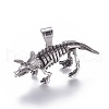 304 Stainless Steel Big Pendants STAS-G207-03-2