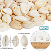 SUNNYCLUE 100Pcs Cowrie Shell Links/Connectors SSHEL-SC0001-30-2