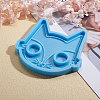 Fox Shape Food Grade DIY Silicone Pendant Molds SIL-CJC0001-01-6