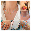 Opaque Glass Round Seed Beads GLAA-TAC0025-07A-05-14