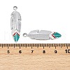 CHGCRAFT 40Pcs Alloy Enamel Pendants FIND-CA0005-27A-4