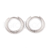Non-Tarnish Round Ring 304 Stainless Steel Hoop Earrings for Women EJEW-G388-02A-P-1