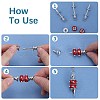 SUNNYCLUE 6Pcs Brass Findings KK-SC0005-38-3