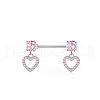 316L Surgical Stainless Steel Nipple Rings WGE2DC8-01-1