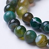 Natural Grade A Striped Agate/Banded Agate Beads Strands G-E479-05-8mm-3