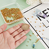   500Pcs 5 Styles Brass Crimp Beads FIND-PH0023-53-3