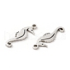 201 Stainless Steel Pendants STAS-E015-06P-3