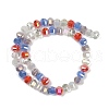 Electroplate Glass Beads Strands EGLA-G039-09A-01-2