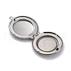 304 Stainless Steel Locket Pendants STAS-S171-11P-2