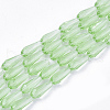 Transparent Glass Beads Strands GLAA-T009-004C-1
