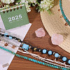MAYJOYDIY US 2Pcs 2 Styles Imitation Leather Braided Southwestern Cowboy Hat Belt AJEW-MA0001-07-4