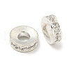 Brass Cubic Zirconia Spacer Beads KK-L215-004C-S04-1