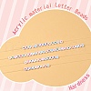 DIY Acrylic Letter Beads Stretch Bracelet Making Kits DIY-YW0011-62-4