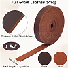 1.6M Flat AB Grade Cowhide Leather Cord AJEW-WH0007-59A-07-2