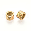 304 Stainless Steel Beads STAS-V009-09G-2
