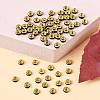Brass Grade A Rhinestone Spacer Beads RSB034NF-04G-4