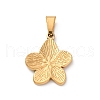 201 Stainless Steel Pendants STAS-C130-11G-1