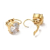 Crystal Rhinestone Leverback Earrings STAS-H175-15G-2
