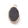 Natural Obsidian Pendants G-K333-01I-02-3