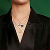 DICOSMETIC 18Pcs 3 Colors 304 Stainless Steel Pendants STAS-DC0013-38-7