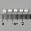 No Hole ABS Plastic Imitation Pearl Round Beads MACR-F033-4mm-24-4