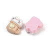 Opaque Resin Cabochons RESI-K043-10F-2