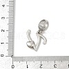 Brass European Dangle Charms KK-Z097-01V-GP-3