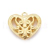 Brass Pendants KK-MSMC008-01-2